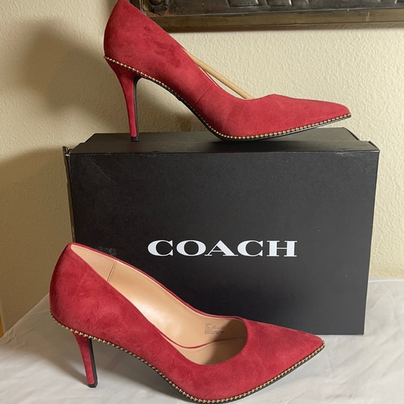 Coach Shoes - Coach Waverly Pump 1941 Red